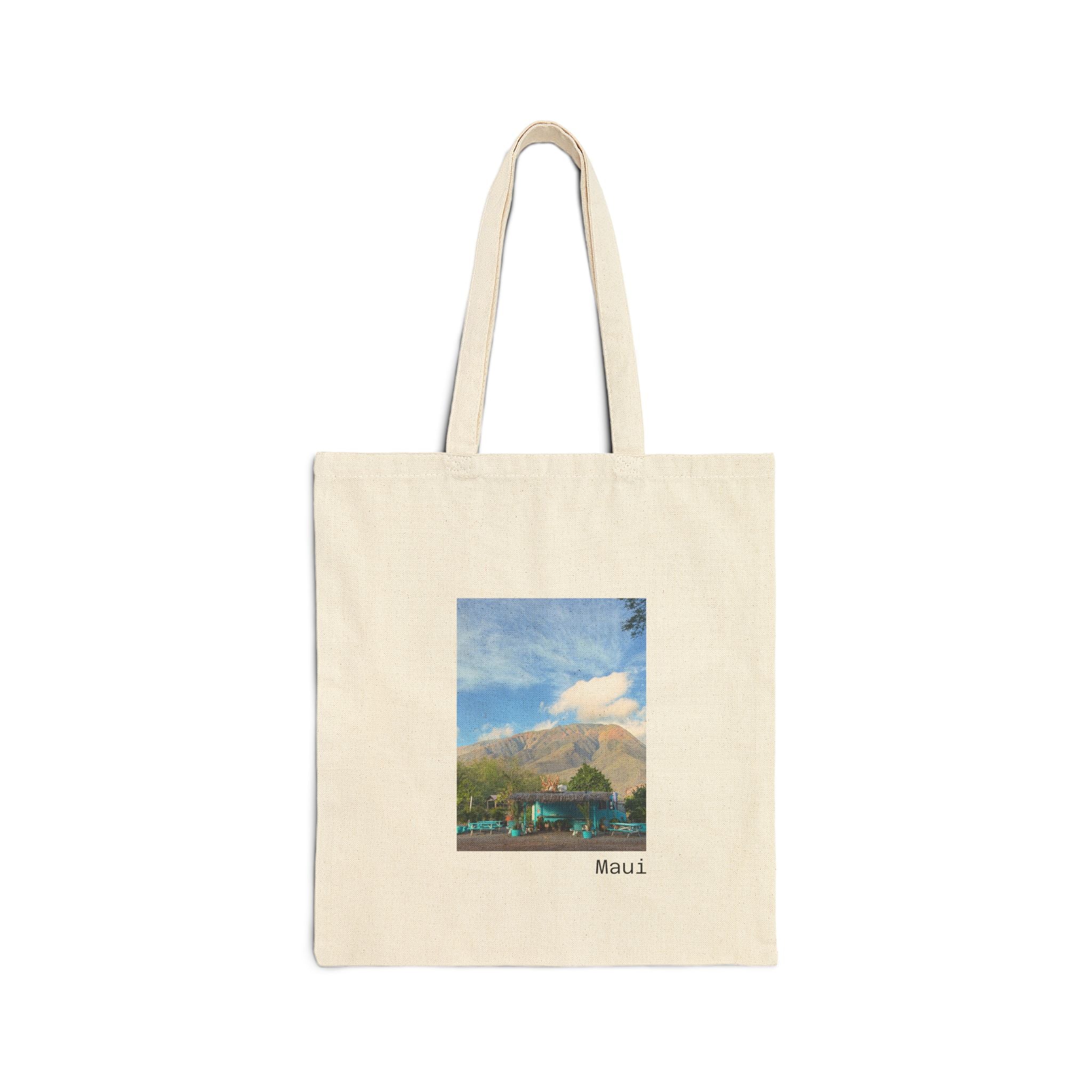Maui Landscape Tote Bag | Maui Hawaii canvas beach bag