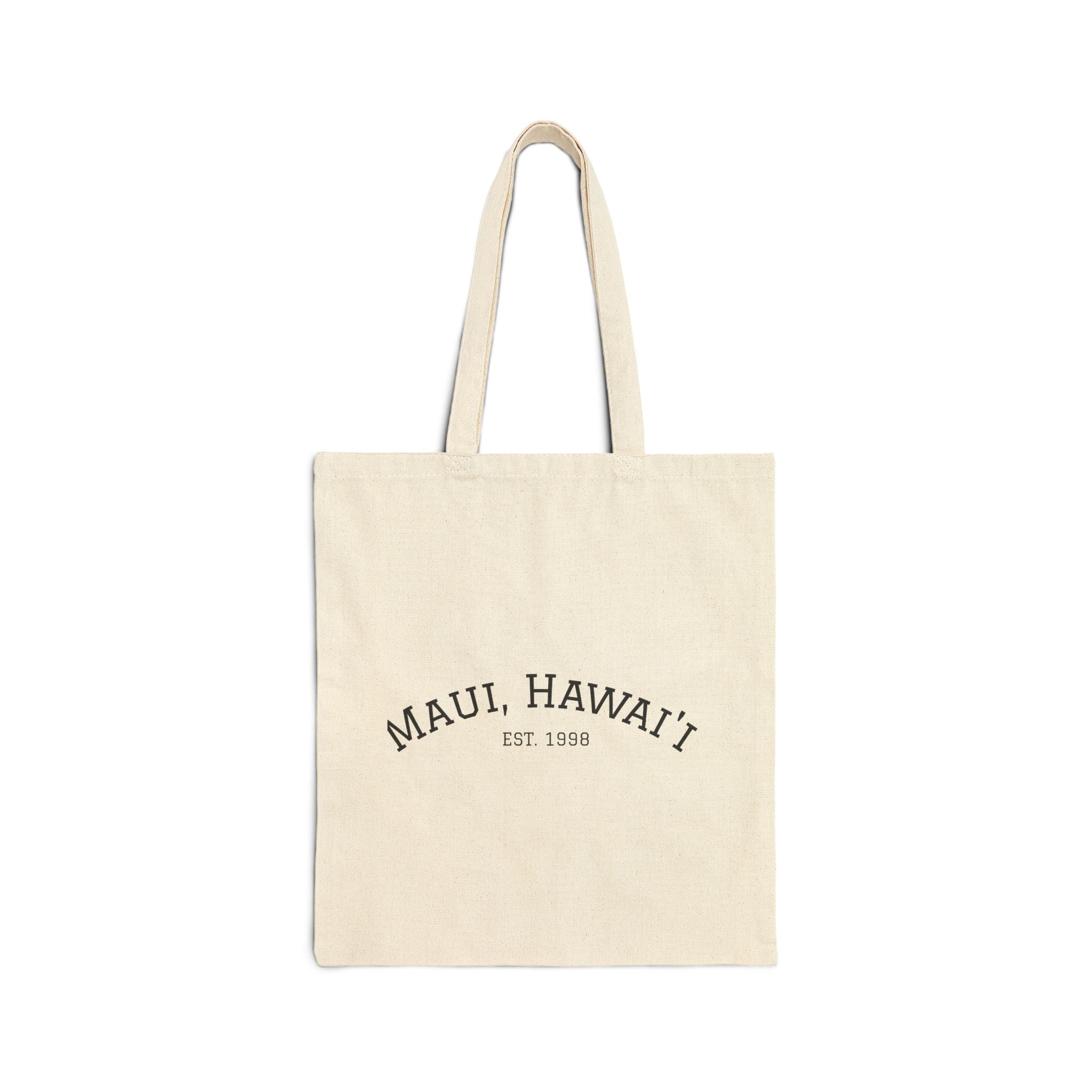 Maui Landscape Tote Bag | Maui Hawaii canvas beach bag